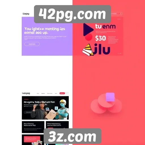 Evolução do design do site 42pg.com