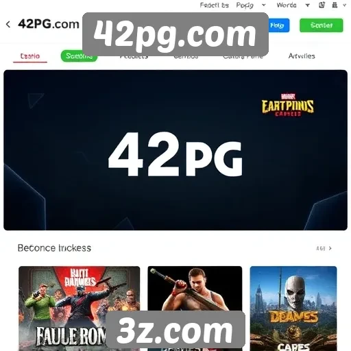 Análise da biblioteca de jogos do 42pg.com